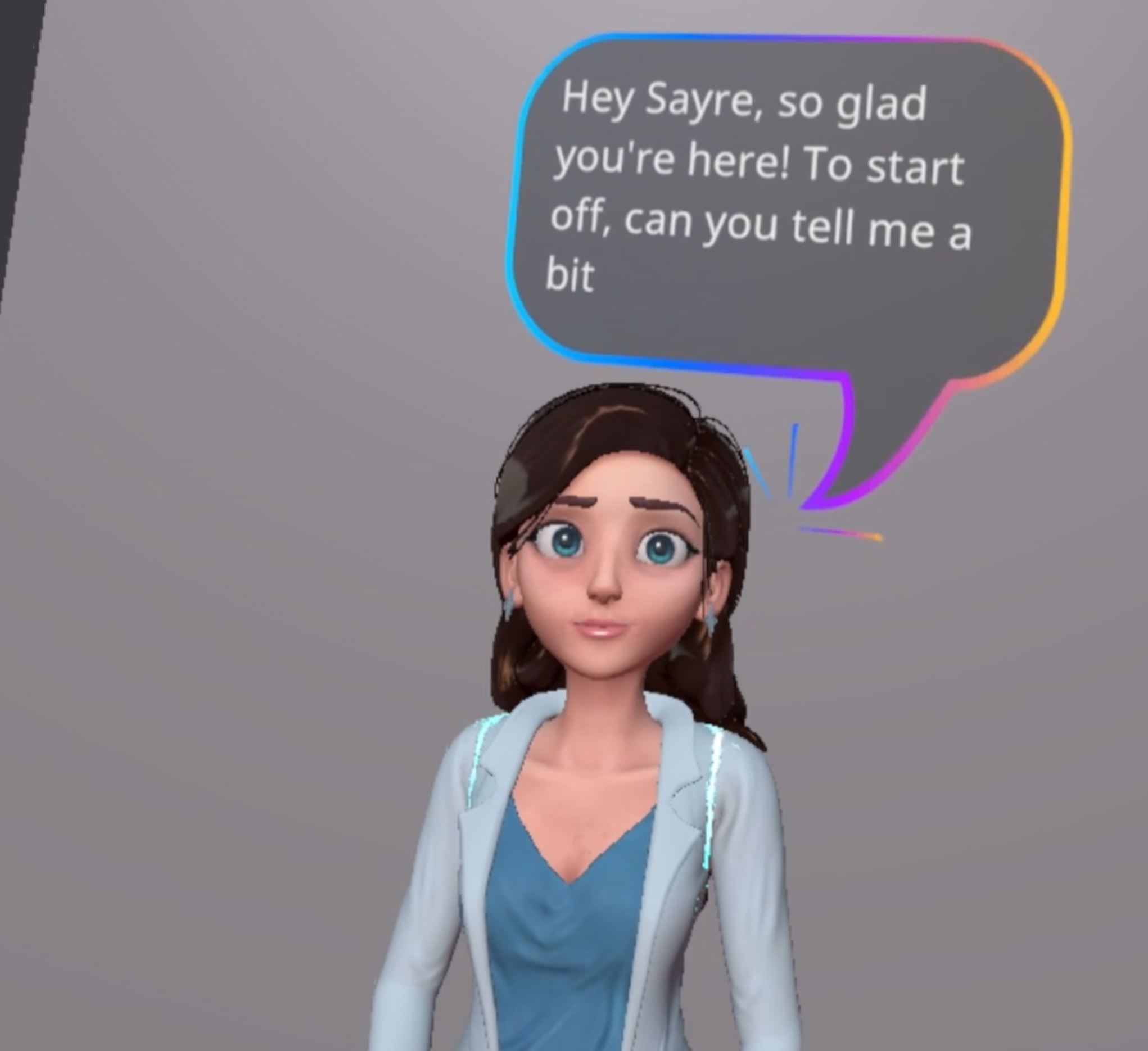 VR training preview